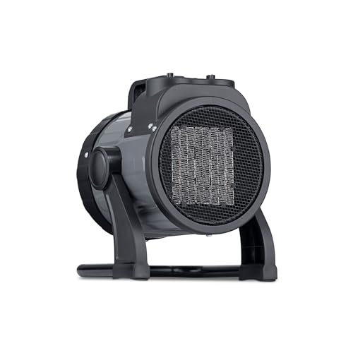 NewAir NGH160GA00, 120V Electric Portable Garage Heater, Heats Up to 160 Square Feet, Garge, Black and Gray