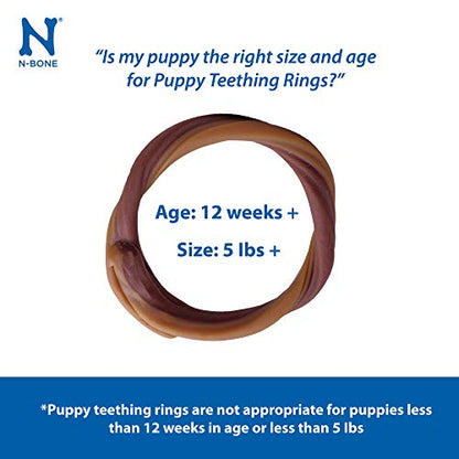 N-Bone Puppy Teething Ring Chicken Flavor (1 Pack Of 6 Rings) (113048)