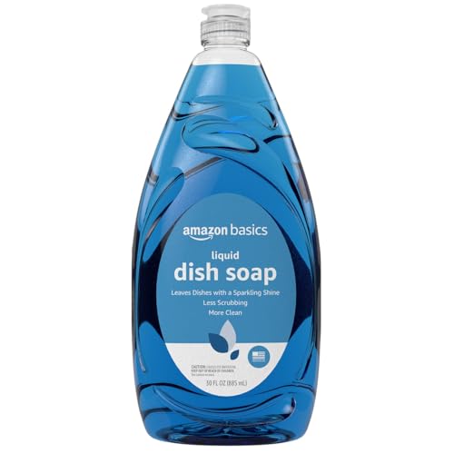 Amazon Basics Dish Soap, Fresh Scent, 30 fl oz, Pack of 4
