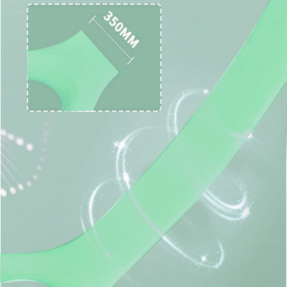 Kvittra Figure 8 Resistance Band, Arm Back Shoulder Exercise Elastic Rope Stretch Fitness Band, Foot, Leg, Hand Stretcher, Arm Exerciser for Yoga Pilates Stretching Physical Therapy, Home Gym Workout