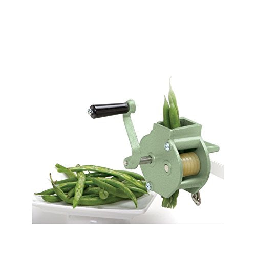 Norpro Deluxe Bean Frencher With Clamp French/Green/Slicer/Cutter Heavy Duty, Manual, Aluminum, Silver