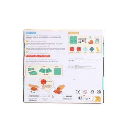 fygurso STEM Board Games, Puzzle Logical Builder Kids Toys, Preschool Montessori Brain Teasers Birthday Gifts for Kids 4-8 Years Old