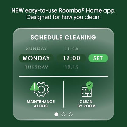 iRobot Roomba 104 Robot Vacuum & Mop - Self-Empties for 75 Days (Over 10 Weeks), Strong Power-Lifting Suction, Vacuums All Floors, Mops Hard Floors, LiDAR Smart Navigation Mapping, Cleans in Neat Rows