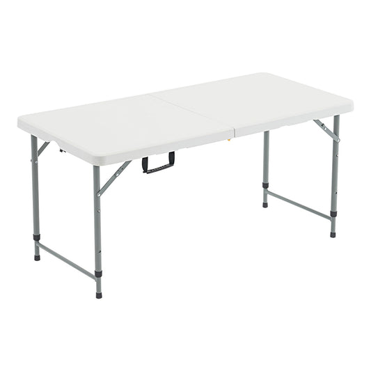 Nazhura 4 Foot Foldable/Folding Table Heavy Duty, Durable and Portable for Dining Picnic and Party