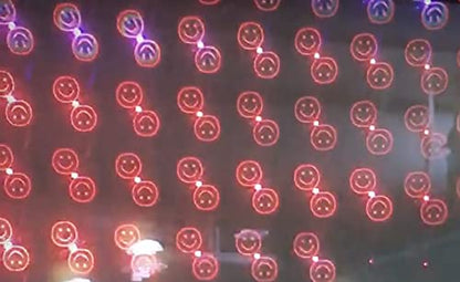 HI-LITES Special Effect Glasses- Smile Effect Lenses (Black)- Designer Style