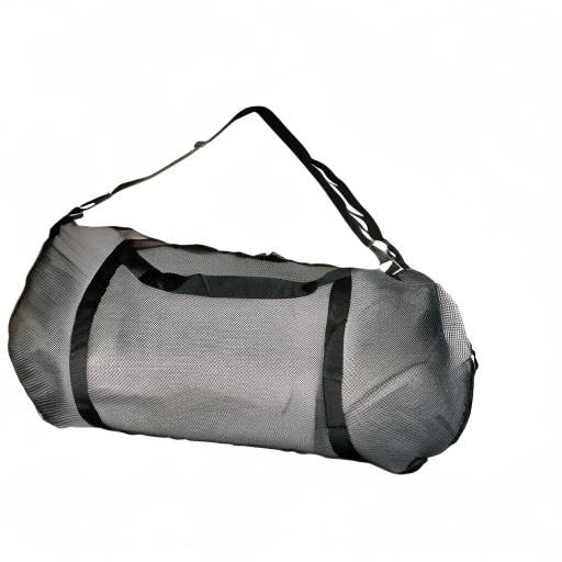Kraken Aquatics Mesh Duffle Bag with Shoulder Strap | Large Dive Bag for Scuba Diving Gear, Snorkeling, Freediving, Spearfishing, Swimming & Beach | Heavy-Duty Mesh Duffel Bag for Quick Drying | XL