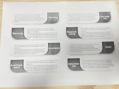 LAKWAR Telescope Phone Adapter, Universal Cell Phone Mount Compatible Binoculars, Monocular, Microscope, Spotting Scope, Telescope, Smartphone Holder Clip Bracket Fits Almost of Mobile Phones