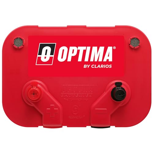 OPTIMA Batteries High Performance 34/78 RedTop Sealed AGM Car, Truck, and SUV Starting Battery, 800 CCA, Dual SAE and GM Terminals, Maintenance Free, Versitile Mounting