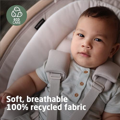 Maxi-Cosi Cassia Baby Swings for Infants: Smart Portable Baby Swing with Music, Lightweight & Foldable Baby Swing, 360 Rotation Infant Swing, Classic Oat