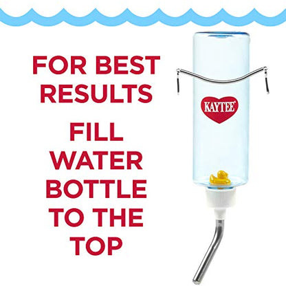 Kaytee Clear View Water Bottle for Pet Rabbits, Ferrets, and Guinea Pigs, 32 oz