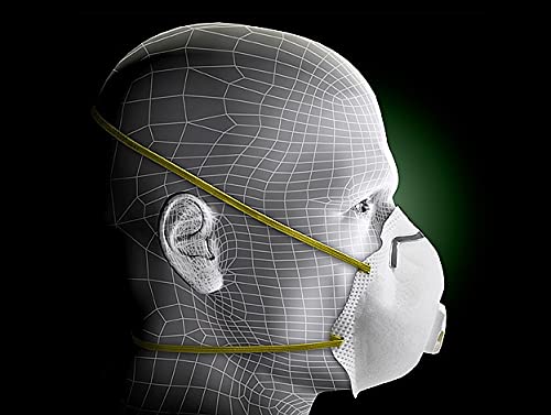 3M Particulate Respirator 8511, Pack of 10, N95, NIOSH APPROVED, Cool Flow Exhalation Valve, Disposable, Braided Comfort Strap, M Noseclip, Personal Protective Equipment