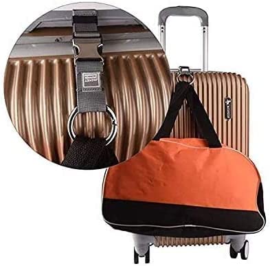 2PCS Add a Bag Luggage Strap Jacket Gripper, Heavy Duty Luggage Straps Carry-on Baggage Suitcase Straps Belts Travel Accessories,Carry Your Extra Bags