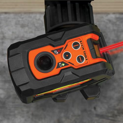 Klein Tools 93LCLS Self-Leveling Laser Level with Bright Red Cross Lines and Plumb Spot, Magnetic and Ceiling Clamp Mounting
