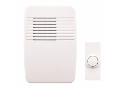 Heath/Zenith SL-7366-02 Wireless Plug-In Door Chime Kit with Molded Plastic Cover, White