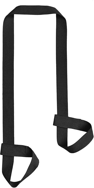 MRZZATA Yoga Mat Carrier Strap - Adjustable Thick and Wide Strap for Carrying Mat or Stretching, Black