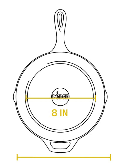 Lodge 10.25 Inch Cast Iron Skillet – Pre-Seasoned Frying Pan with Teardrop Handle – Oven, Stovetop, Grill & Campfire Use – Made in USA – Durable, Non-Toxic, Even-Heating Cookware – Black