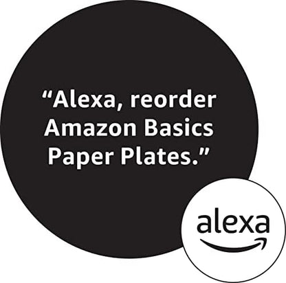 Amazon Basics Ultra Paper Plates, 6.87 Inch, Disposable, 600 Count (2 Pack of 300) (Previously Encore)
