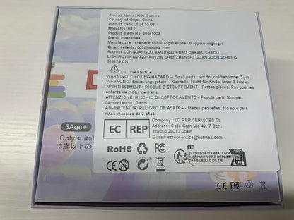 Masterbee Children's Camera Toys for Girls & Boys, 3-12 Years - 1080P HD Video Kids Digital Camera - Perfect for Christmas & Birthday Gifts