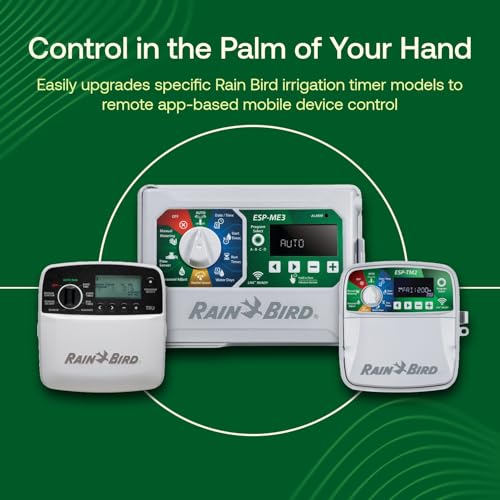 Rain Bird LNK2 Smart WiFi Module (2nd Generation), Compatible with TRU Rain Bird Irrigation Timers and ESP-LXIVM, ESP-ME, ESP ME3, ESP-TM2, LXME2, RZXe Controllers Made After 11/2/16
