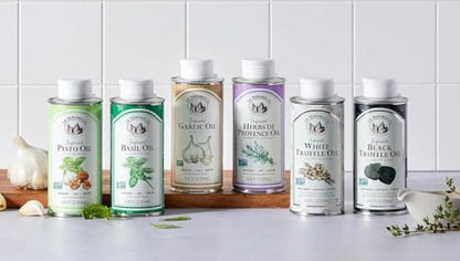 La Tourangelle, White Truffle Oil, Complex Gourmet Earthy Flavor for Drizzling over Pasta, Popcorn, Vegetables, Potatoes, Soup and More, 8.45 Fl Oz