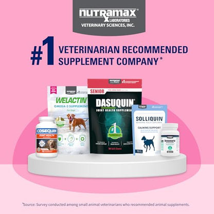 Nutramax Proviable Probiotics for Dogs and Cats, Daily Digestive Health Supplement with Multiple Strains of Bacteria, Cat and Dog Probiotics Plus Prebiotics, 80 Capsules