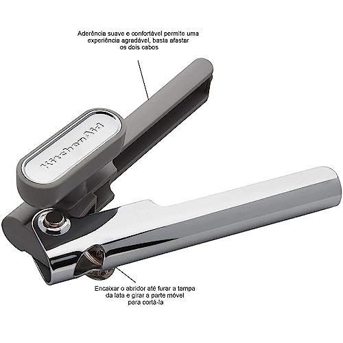 KitchenAid No Mess Multi Function Can Opener, One size, Gray