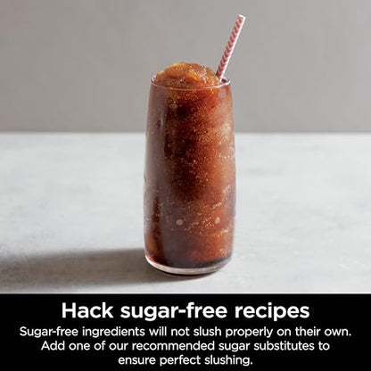 Ninja SLUSHi with RapidChill Technology, 88 oz. Frozen Drink & Slushie Machine, 5 Preset Programs, Margaritas, Frappés, and More, Premium Accents, Black, FS301