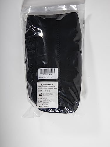 Nuovoware Water Bottle Carrier Bag, 25oz/32oz Bottle Pouch Holder, Adjustable Shoulder Hand Strap 2 Pocket Sling Neoprene Sleeve Sports Accessories for Hiking Travelling Camping, Black