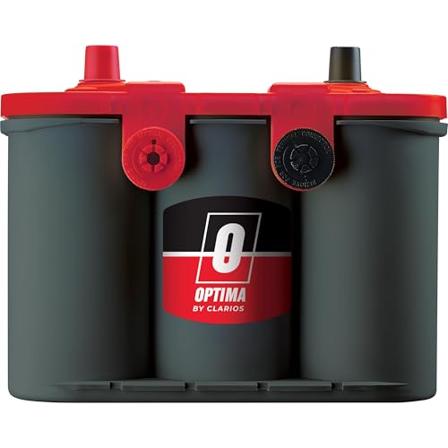 OPTIMA Batteries High Performance 34/78 RedTop Sealed AGM Car, Truck, and SUV Starting Battery, 800 CCA, Dual SAE and GM Terminals, Maintenance Free, Versitile Mounting
