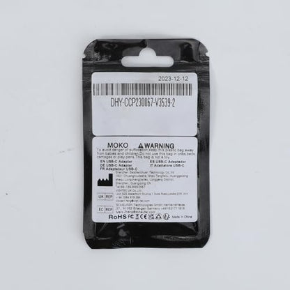 MoKo Lightning Female to USB C Male Adapter for iPhone 17 Air 16 15 Pro Max Plus, Galaxy, iPad - Not for Earphone/USB Stick/iPencil, 2 Pack USB-C to Lightning Adapter ONLY for Charging/Data Transfer