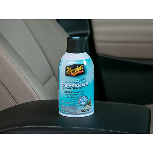 Meguiar's G16402 Whole Car Air Re-Fresher Odor Eliminator Mist, New Car Scent, 2 Fluid Ounces