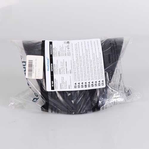 RESTCLOUD Neck and Shoulder Relaxer, Cervical Traction Device for TMJ Pain Relief and Cervical Spine Alignment, Chiropractic Pillow, Neck Stretcher (Black)