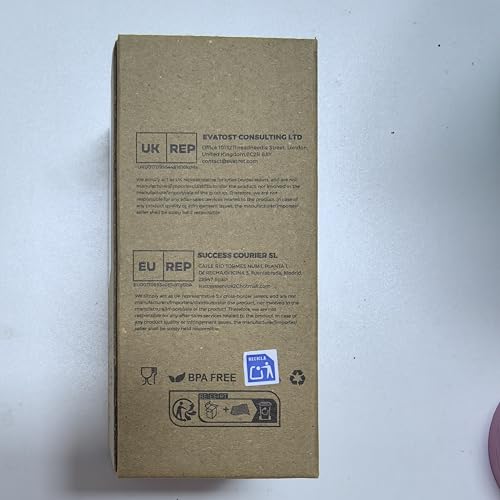 8 oz Water Bottles Made of 304 Stainless Steel, Small Water Bottles Double Wall Vacuum Insulation for Hot&Cold Drinks, Water Bottle Purse with Carry Handle - 100% Leakproof (Grayish Blue)