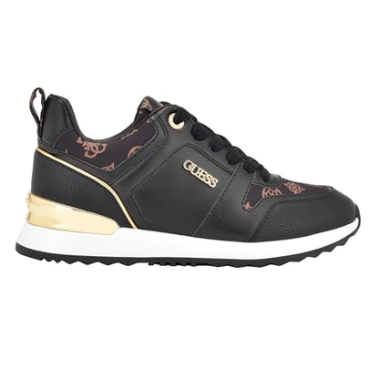 Guess Women's Loven3 Sneaker, Brown Multi 908, 7