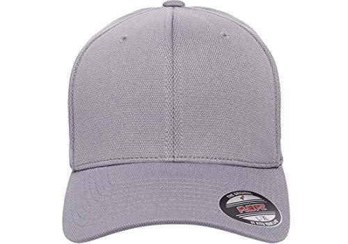 Flexfit mens Cool & Dry Sport Hat, Silver, Small-Medium US