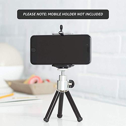 Amazon Basics Lightweight Mini Tripod, Black