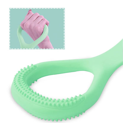 Kvittra Figure 8 Resistance Band, Arm Back Shoulder Exercise Elastic Rope Stretch Fitness Band, Foot, Leg, Hand Stretcher, Arm Exerciser for Yoga Pilates Stretching Physical Therapy, Home Gym Workout