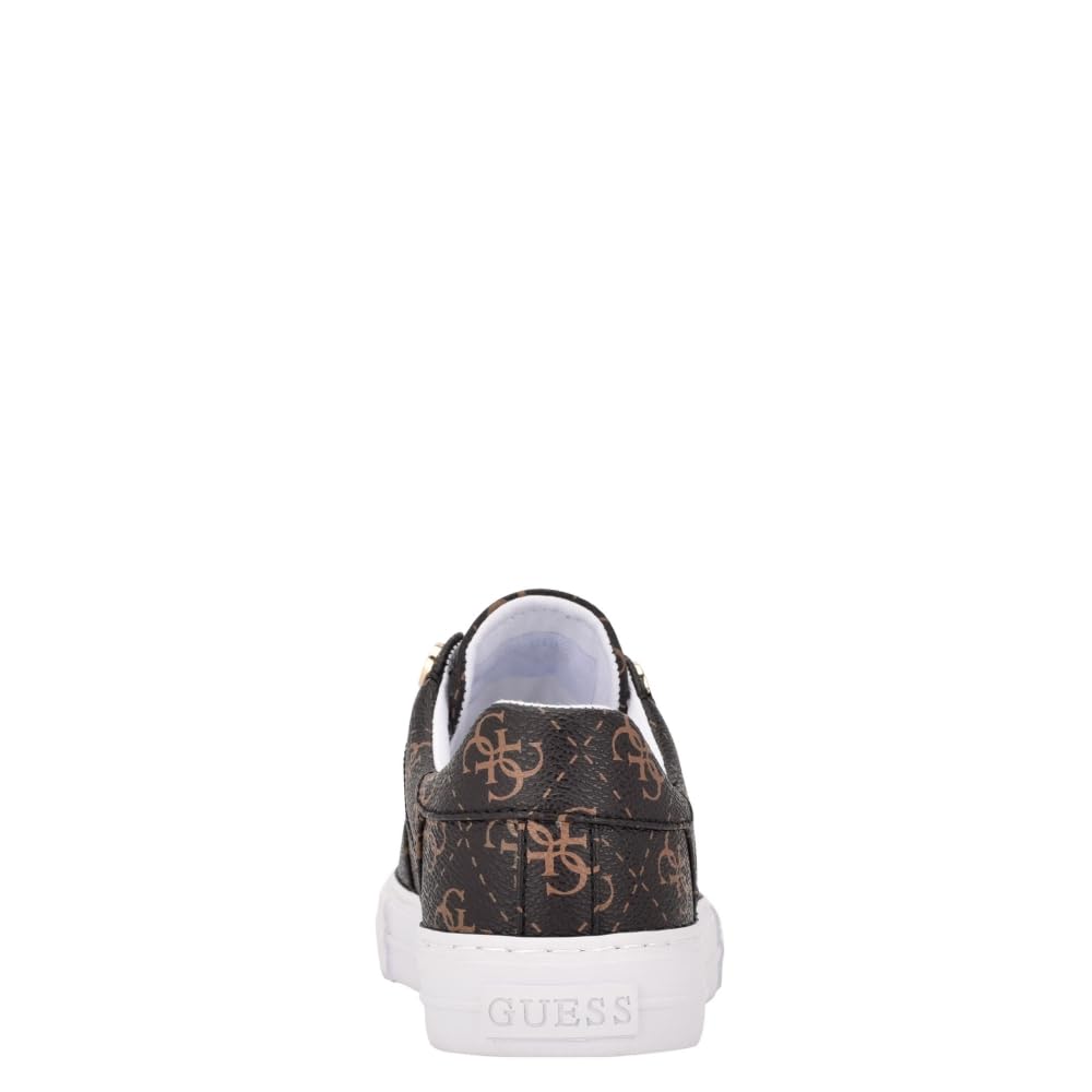 Guess Women's Loven3 Sneaker, Brown Multi 908, 7