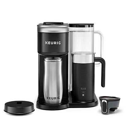 Keurig K-Cafe SMART Single Serve K-Cup Pod Coffee Maker, Black