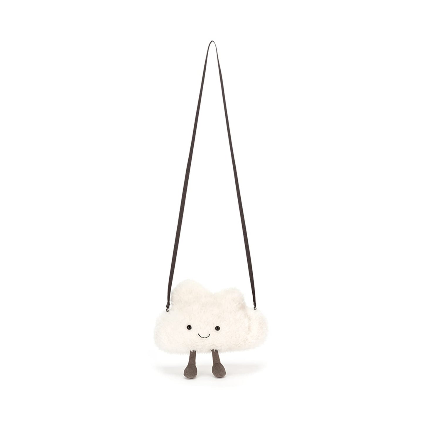 Jellycat Amuseables Cloud Plush Bag, 9 inches - Crossbody and Shoulder Purse - Fun and Unique Handbag