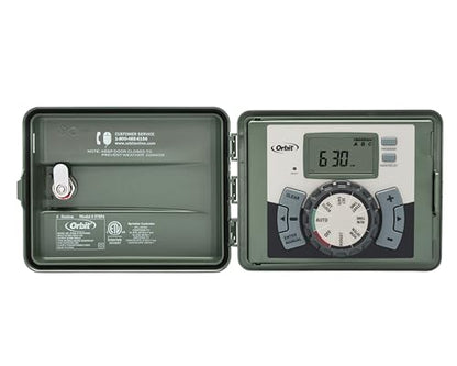 Orbit 57894 4-Station Outdoor Swing Panel Sprinkler System Timer