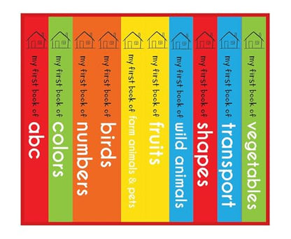 My First Library: Boxset of 10 Board Books for Kids