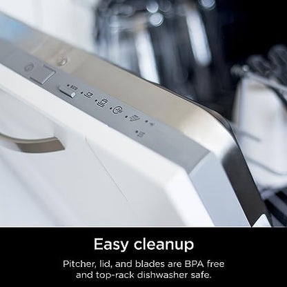 Ninja Detect Power Blender Pro + Personal Single-Serve, BlendSense Technology, For-Smoothies, Food and More, Compact Kitchen Countertop, 1800 P-Watts, 72 oz. Pitcher, (2) 24 oz. Cups, Black, TB301