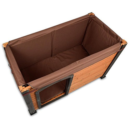 PRECISION PET PRODUCTS Log Cabin Dog House Insulation Kit - Machine Washable -Large