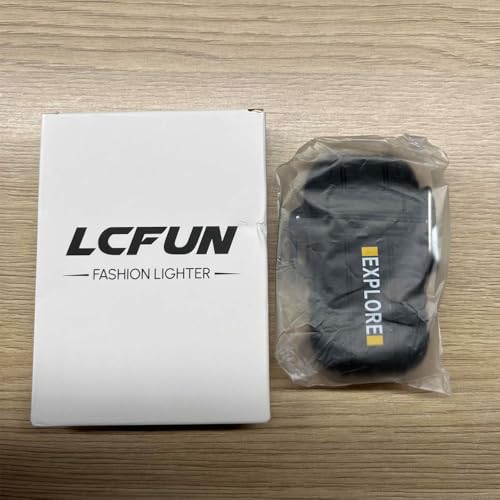 LcFun Waterproof Electric Lighter Windproof Dual Arc USB Rechargeable Flameless Plasma Lighters for Camping Hiking Survival Tactical Gear Stocking Stuffers Gifts for Men Fathers Husband