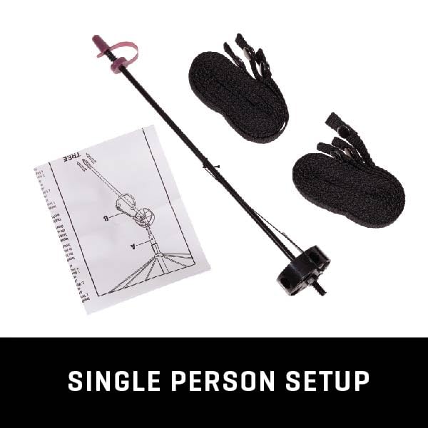 Allen Company Vanish Instant Roof Tree Stand Umbrella - Large Umbrella with Realtree Edge Camo - Durable and Portable Hunting Umbrella - Hunting Gear and Accessories - 57" W