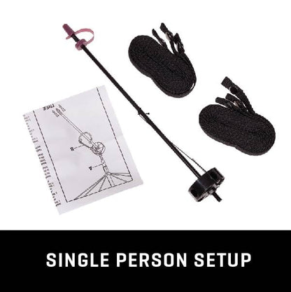 Allen Company Vanish Instant Roof Tree Stand Umbrella - Large Umbrella with Realtree Edge Camo - Durable and Portable Hunting Umbrella - Hunting Gear and Accessories - 57" W