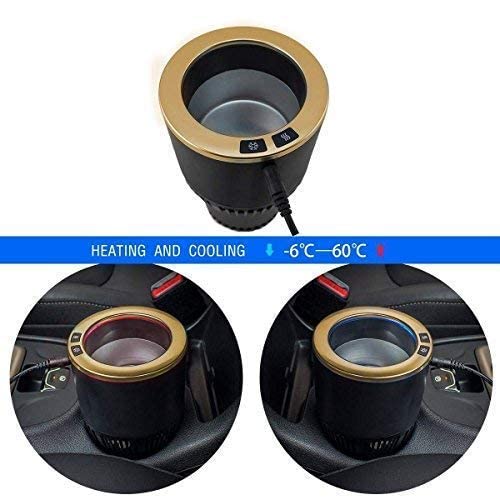 Premium 2-in-1 Car Cup Warmer Cooler Smart Car Cup Mug Holder Holiday Seasonal Present | Perfect Car Tumbler Holder for Commuter/Traveler/Road Tripper/Recreation