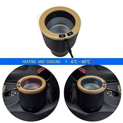 Premium 2-in-1 Car Cup Warmer Cooler Smart Car Cup Mug Holder Holiday Seasonal Present | Perfect Car Tumbler Holder for Commuter/Traveler/Road Tripper/Recreation