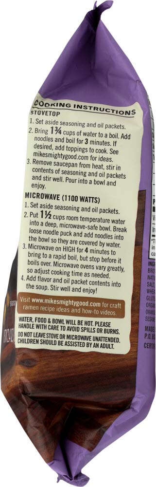 Mikes Mighty Good, Ramen Tonkotsu Pork Spicy Pillow Pack, 2.4 Ounce